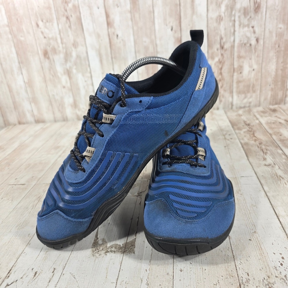 Xero Shoes Prio Mens 10.5 Blue Barefoot Minimalist Running Fitness Sneakers - Picture 5 of 8